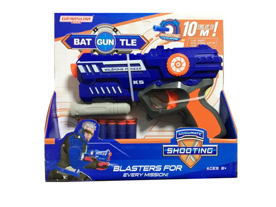 Pistola de Dardos Soft Azul