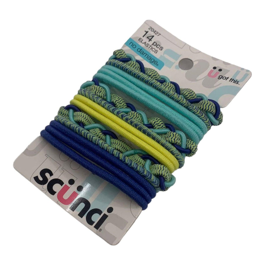 Set 14 elásticos deportivos color claro. Escunci