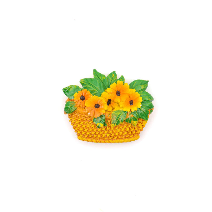Magnetico flores Amarillas 7*5.5cm