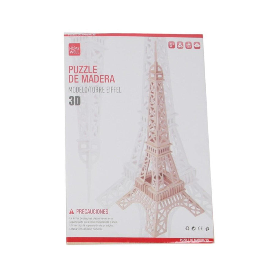 Puzzle 3D de Madera Torre Eiffel 23x31cm
