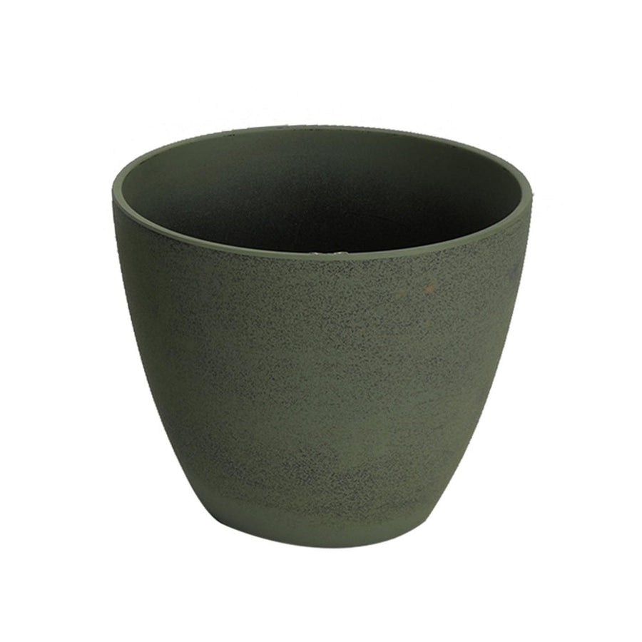 Macetero Plástico Verde Musgo 15x13cm