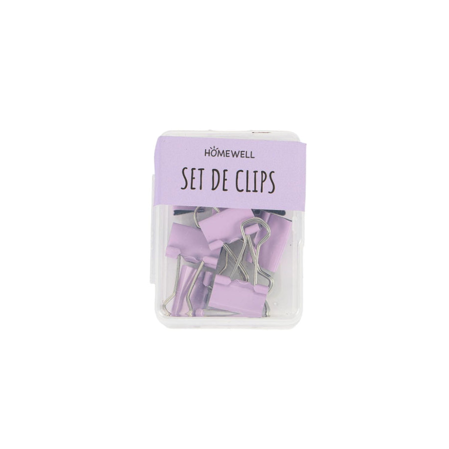 Set de Clips Dobles Pastel