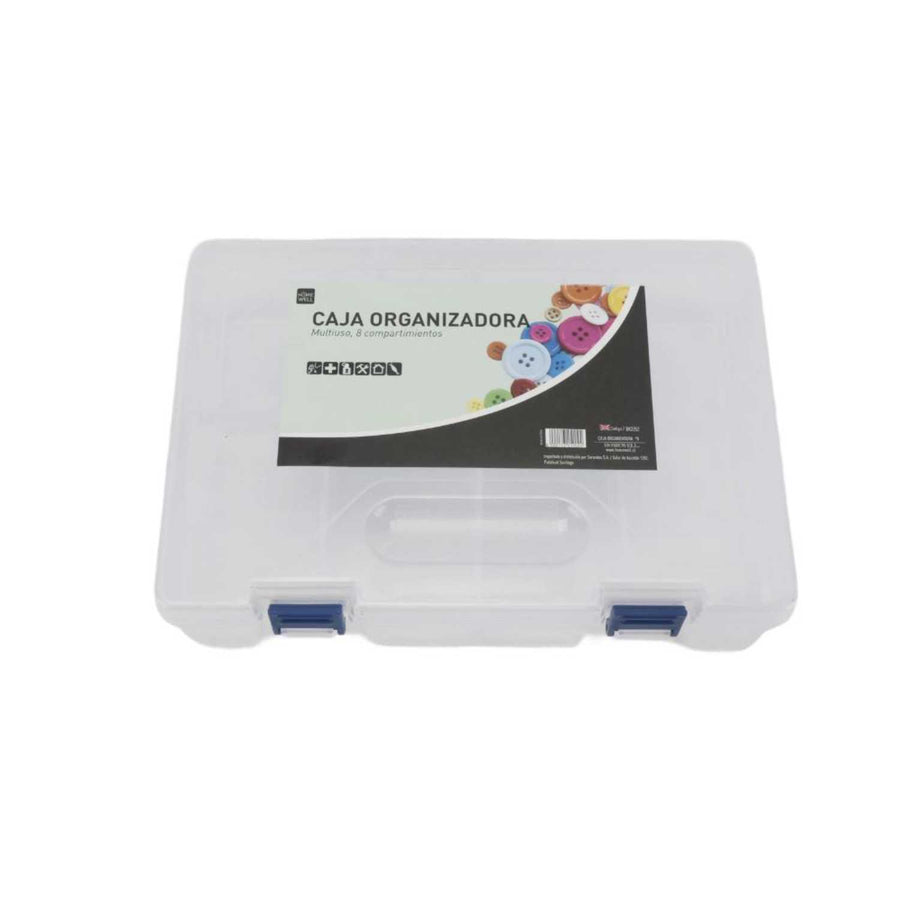 Caja Organizadora Transparente 8 Compartimentos