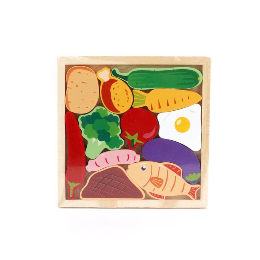Puzzle Relieve 17*17cm Alimentos