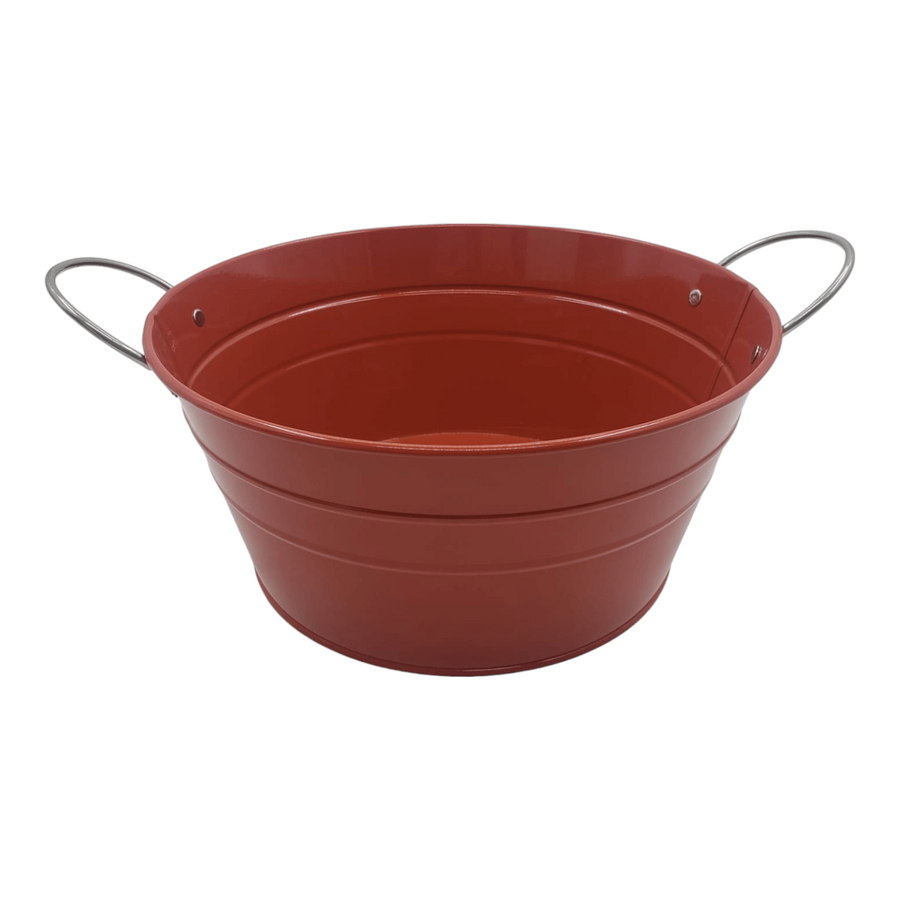 Balde de Metal Burdeo 23x11cm