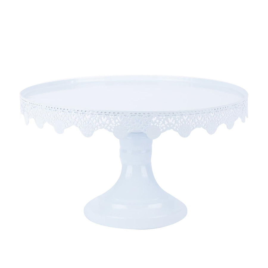 Tortero Base Soporte Metal Blanco 30x18cm