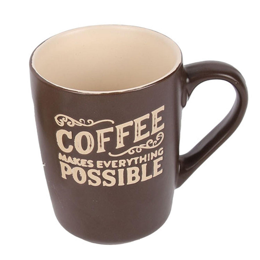 Tazón Loza & CARACTER(34) & Coffe Makes Everything Possible& CARACTER(34) & 350ml