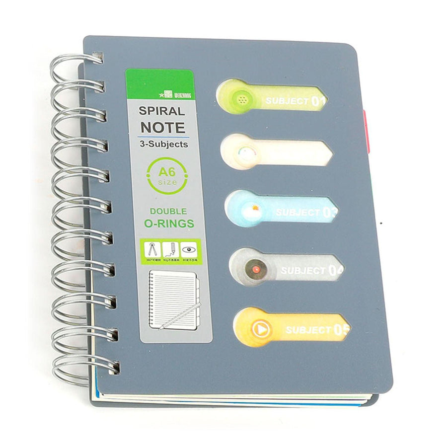 Libreta Gris 11x14.5cm 125 Hojas