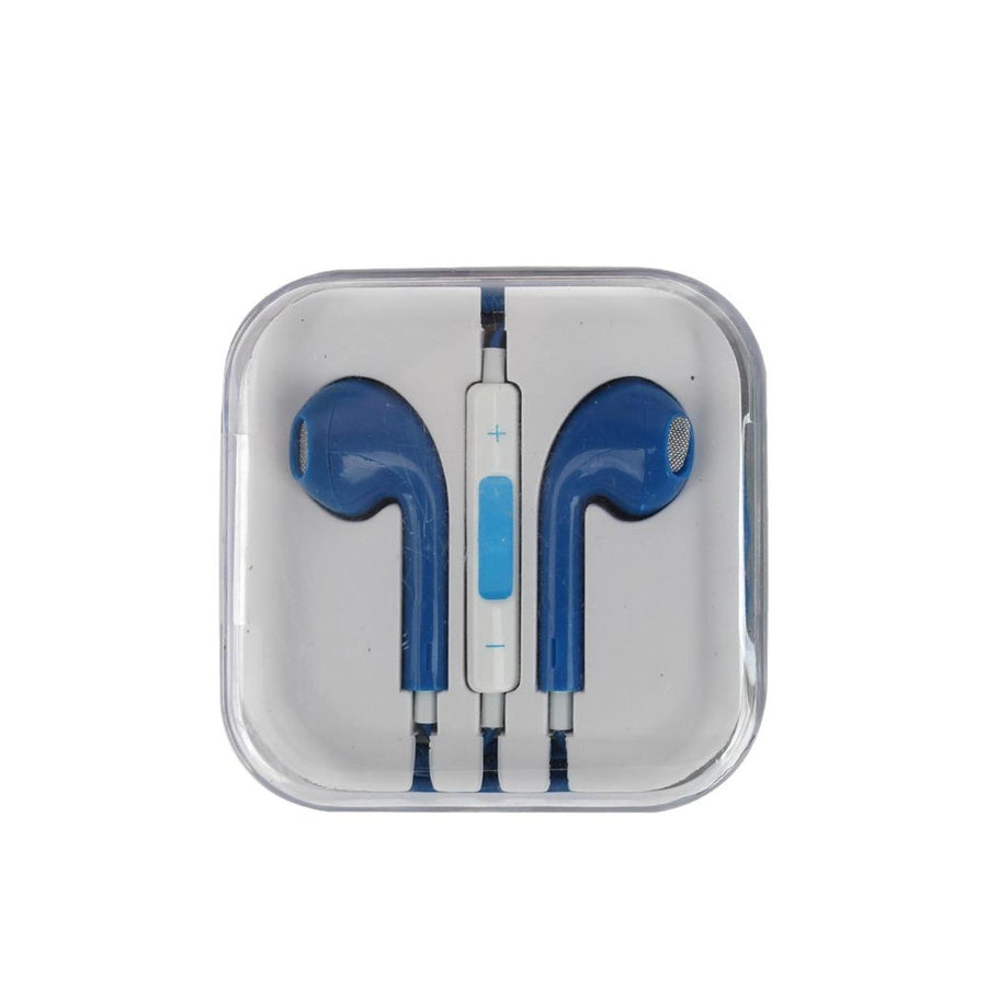 Audifono con Control Volumen Azul