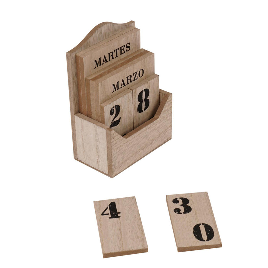 Calendario de Madera 5.5x10x15cm