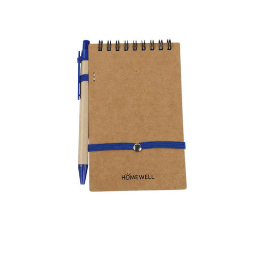 Libreta 50H Bolígrafo Azul