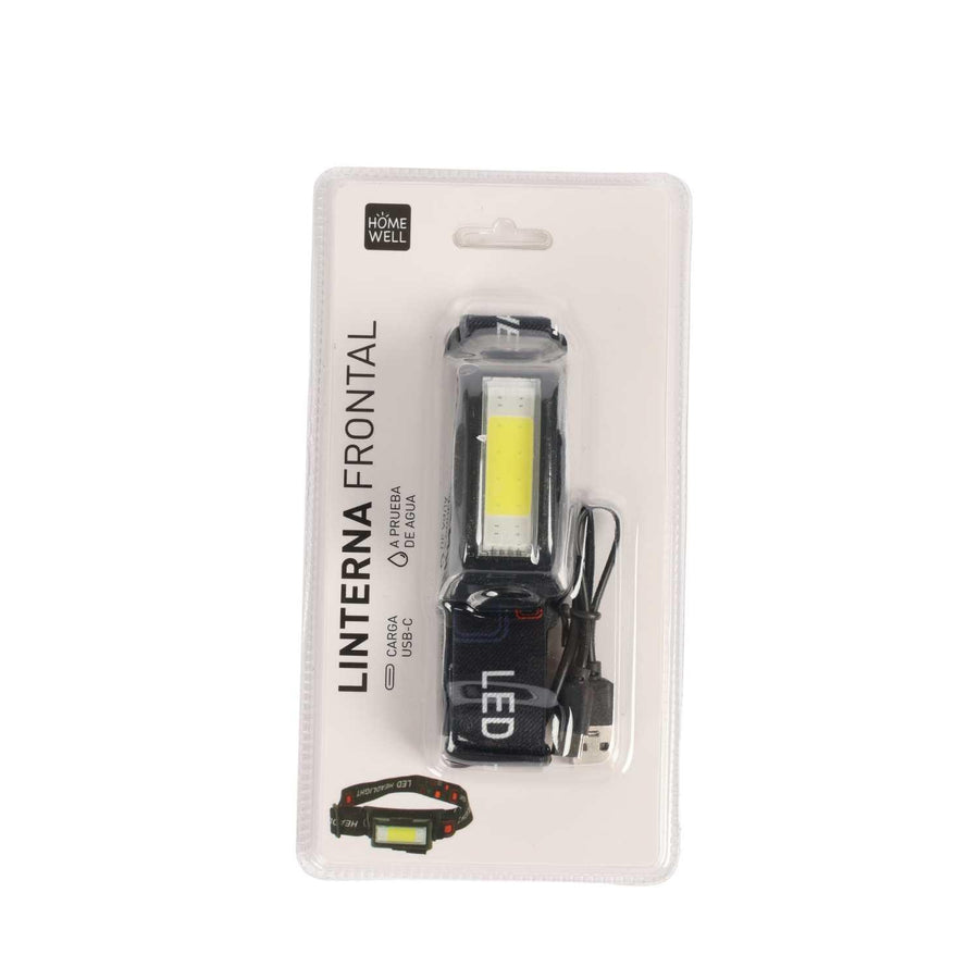 Linterna Frontal Recargable 7x2.5x2.5cm LED