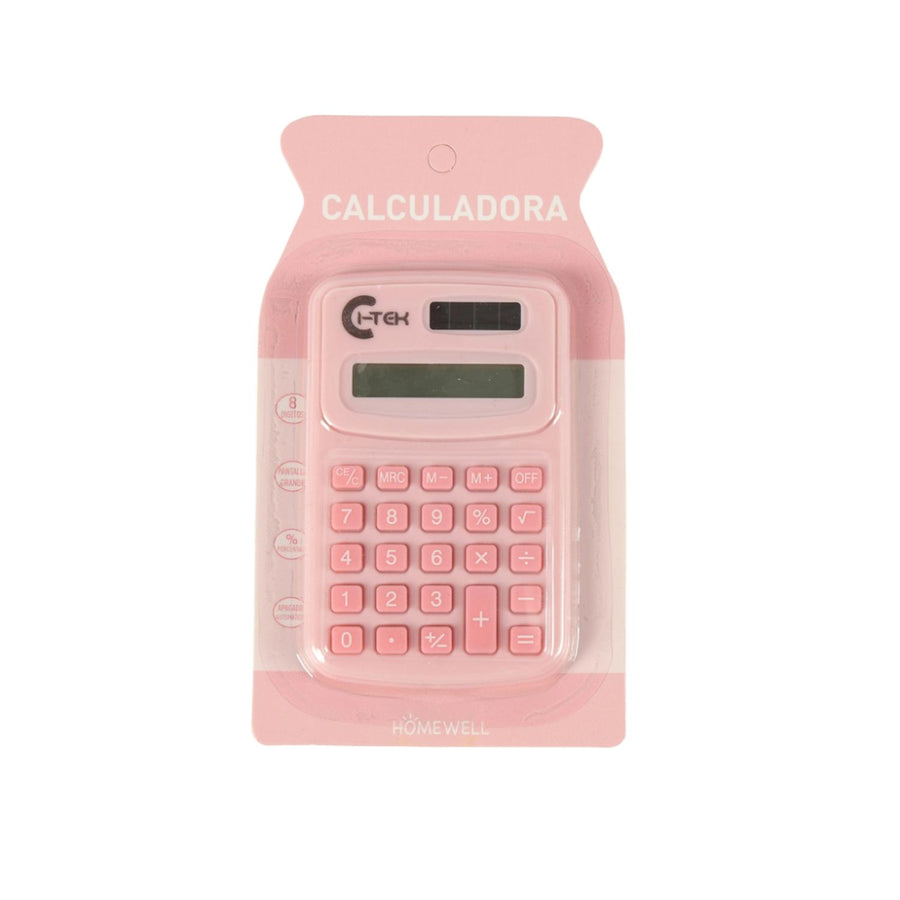 Calculadora Compacta Pink Color