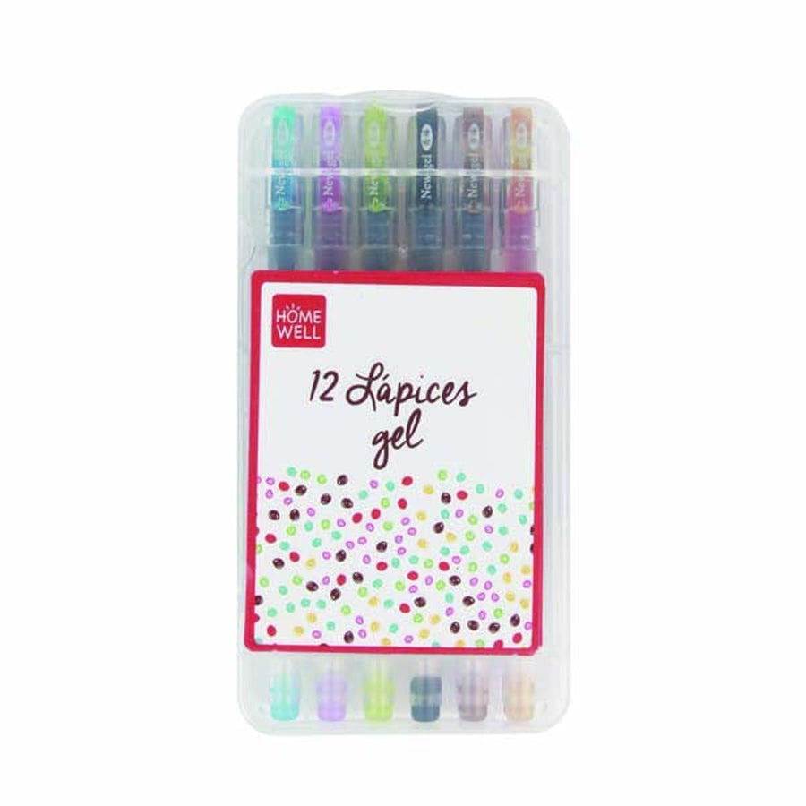 Lápiz Gel de Colores (12u)