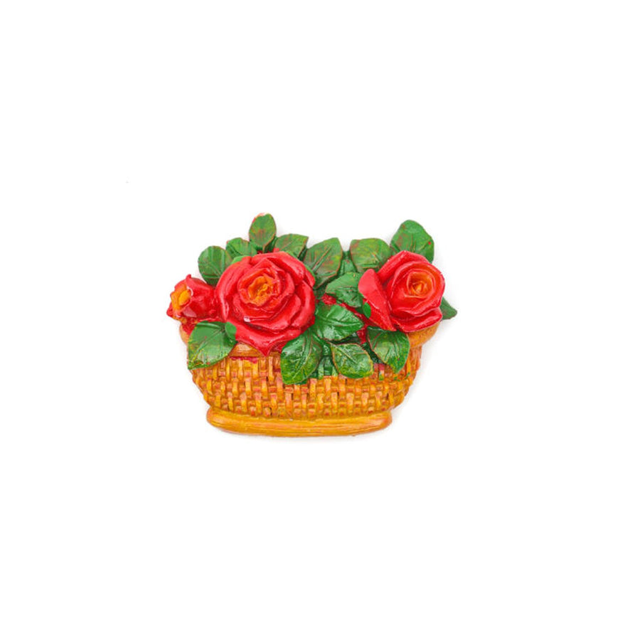Magnetico flores Rojas 7*5.5cm