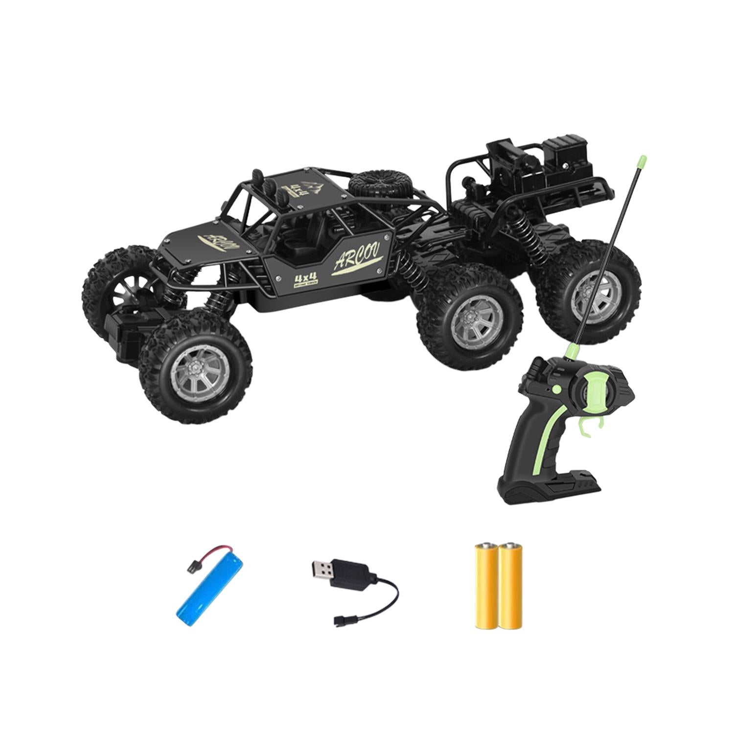 Auto RC Todo Terreno 6x6 Rock Crawler – BIX