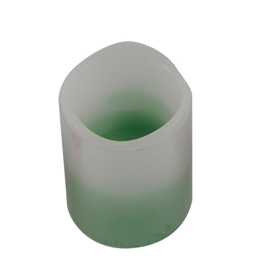 Vela LED a Pila Decorativa Verde 6.5x5x5cm
