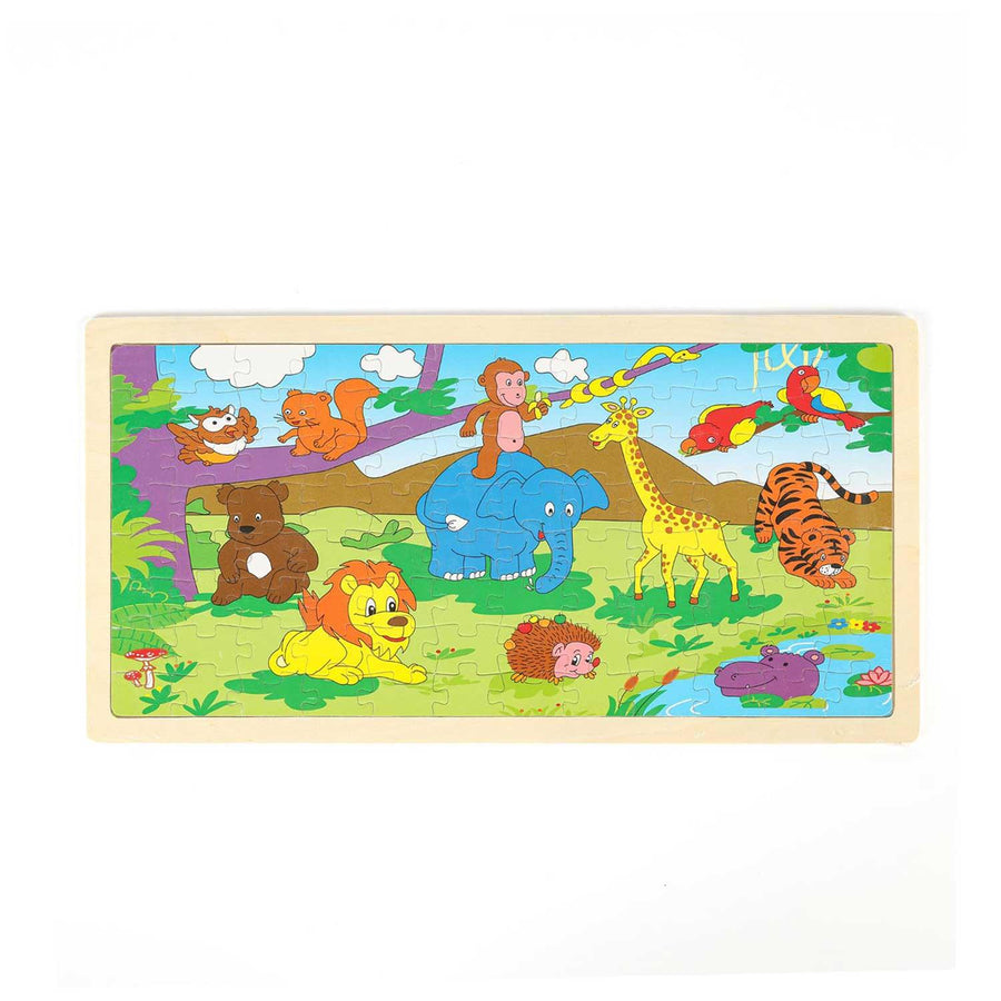 Puzzle Infantil Madera 22*45*0.3Cm Selva