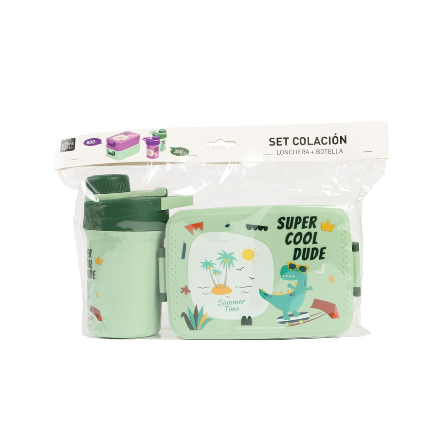 Set Infantil Lunch & Fun Verde Menta
