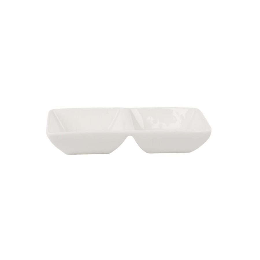 Plato Cocktail Divisiones Blanco 15x7cm