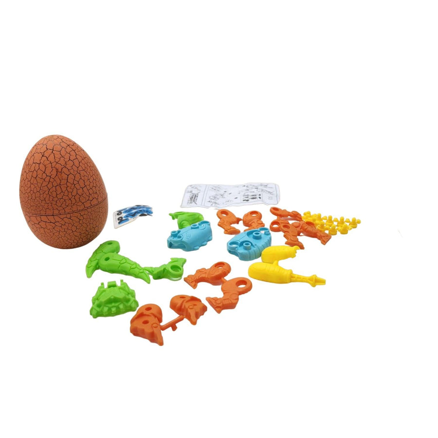 Huevo Dinosaurio Armable Naranja