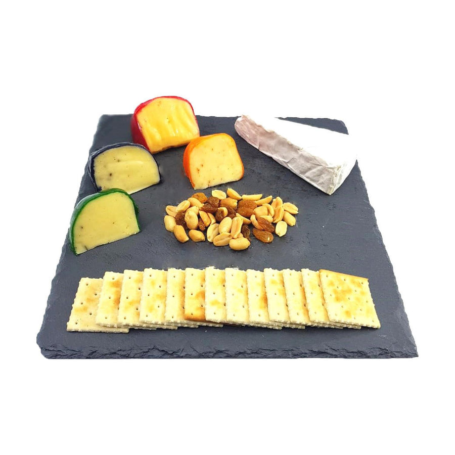 Tabla Cocktail Cuadrada Piedra Pizarra 20x20cm