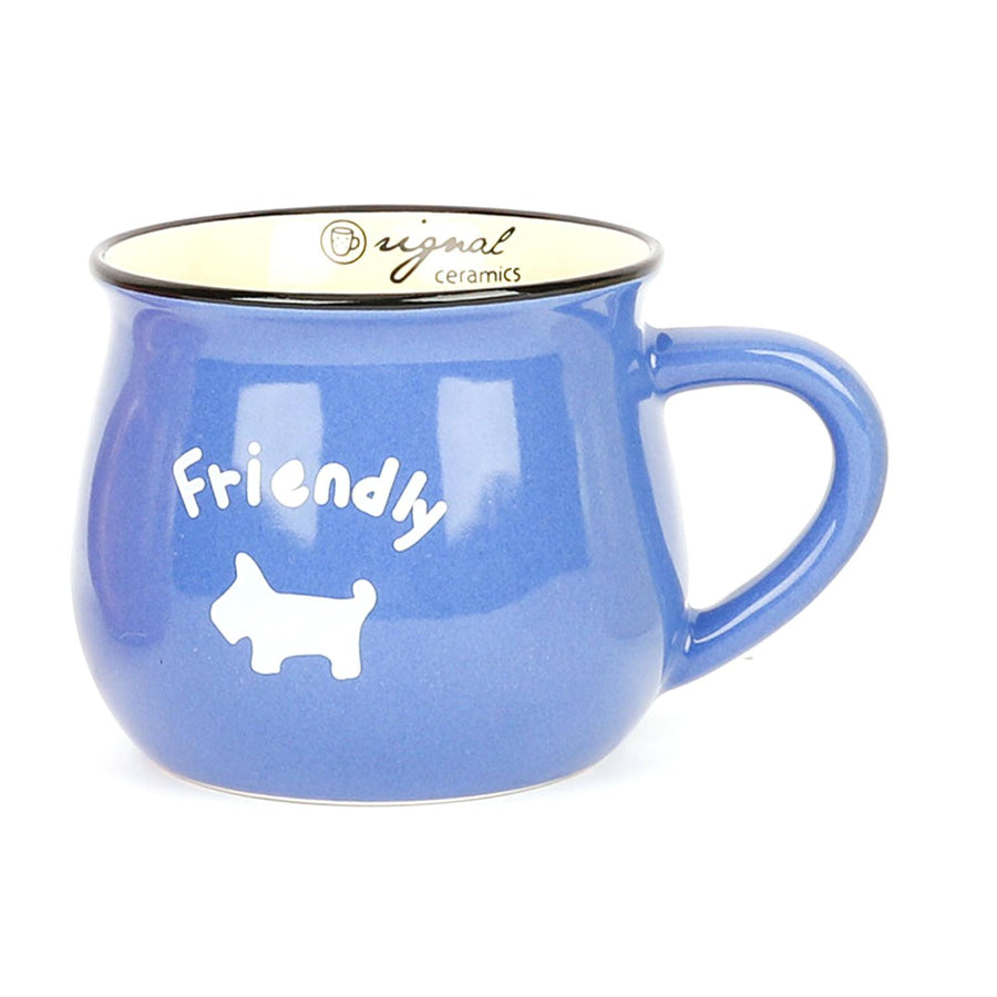 Tazón Mug Diseño Azul 9x9x8.5cm