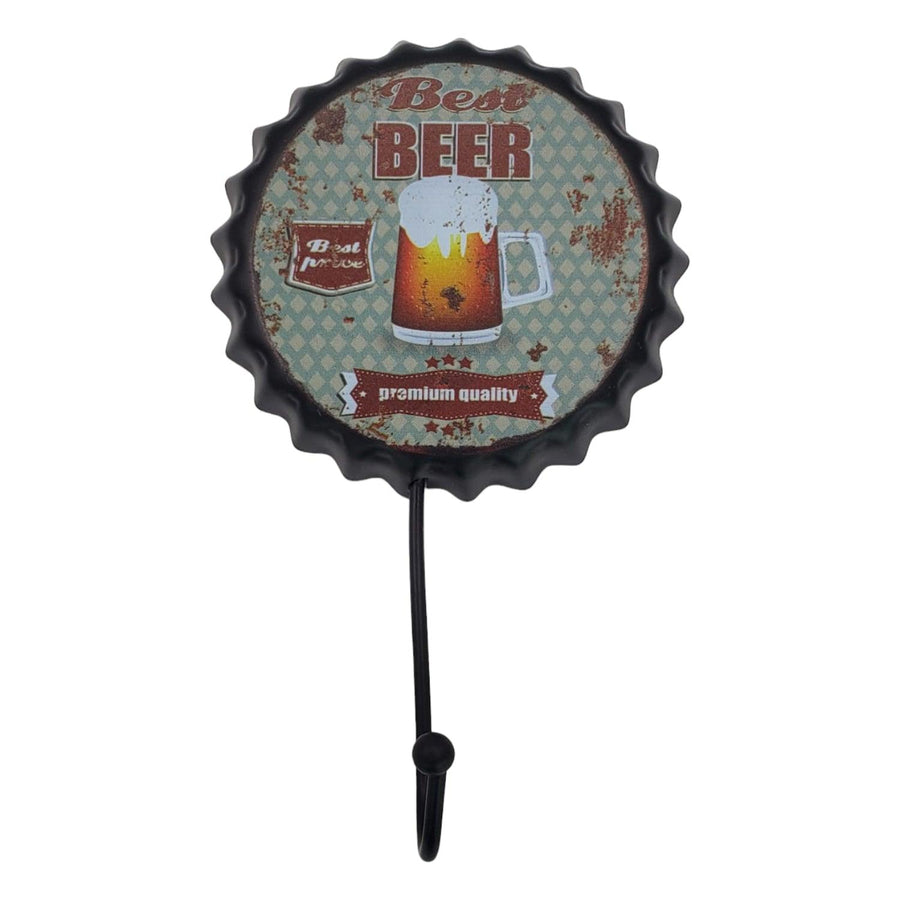 Perchero Chapa Botella Negro Diseño 18*11.5cm