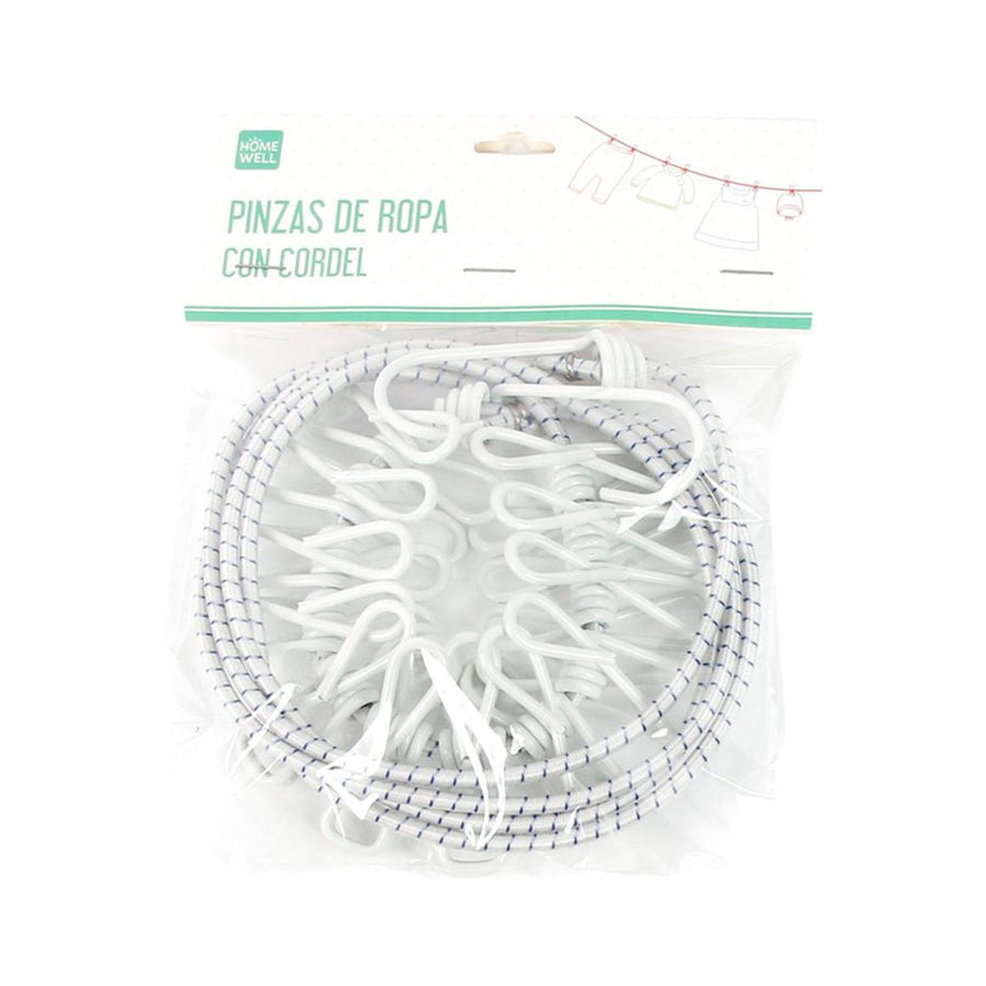 Pinza de Ropa con Cordel (12u)