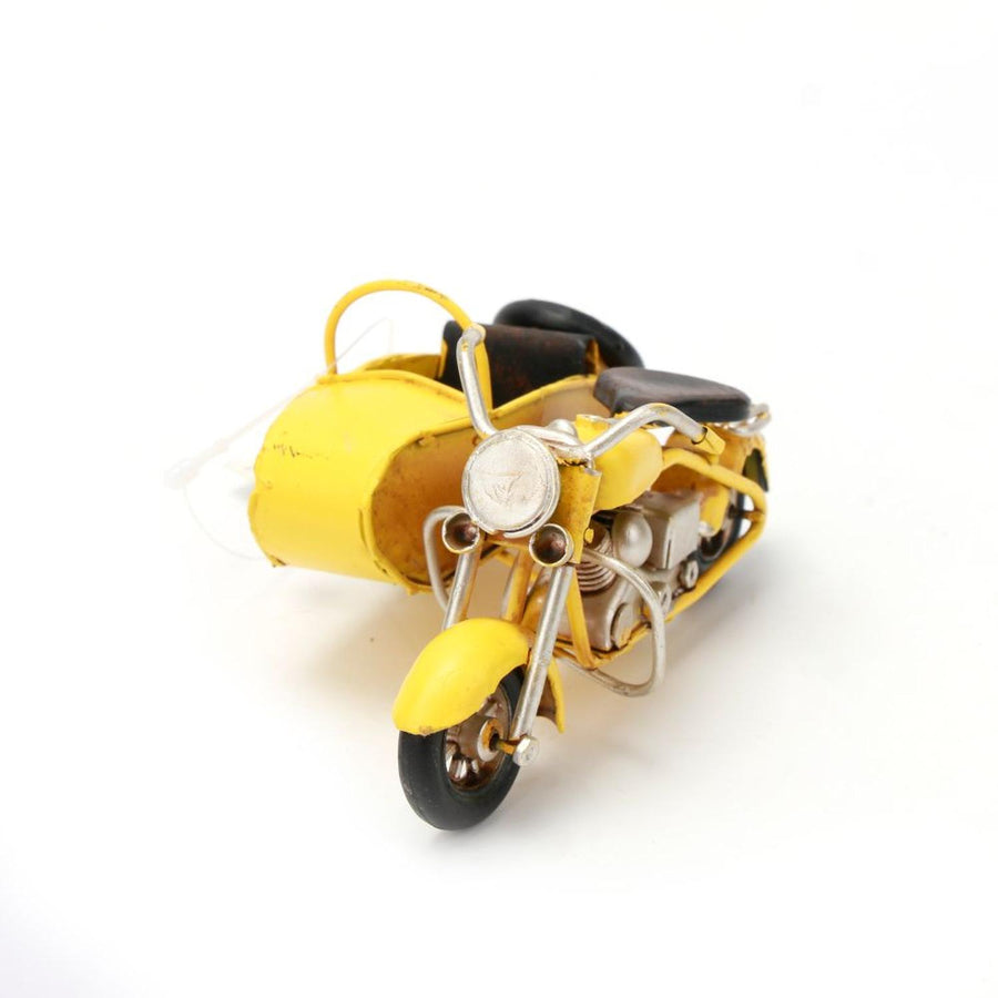 Motocicleta Moto Clásica de los 50s Deco de Metal 11.5x8x5.5cm