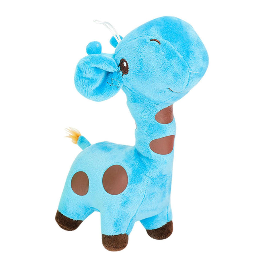 Jirafa de Peluche Azul 12x25cm