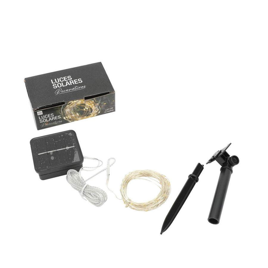 Luces Led Decorativas Carga Solar 10m
