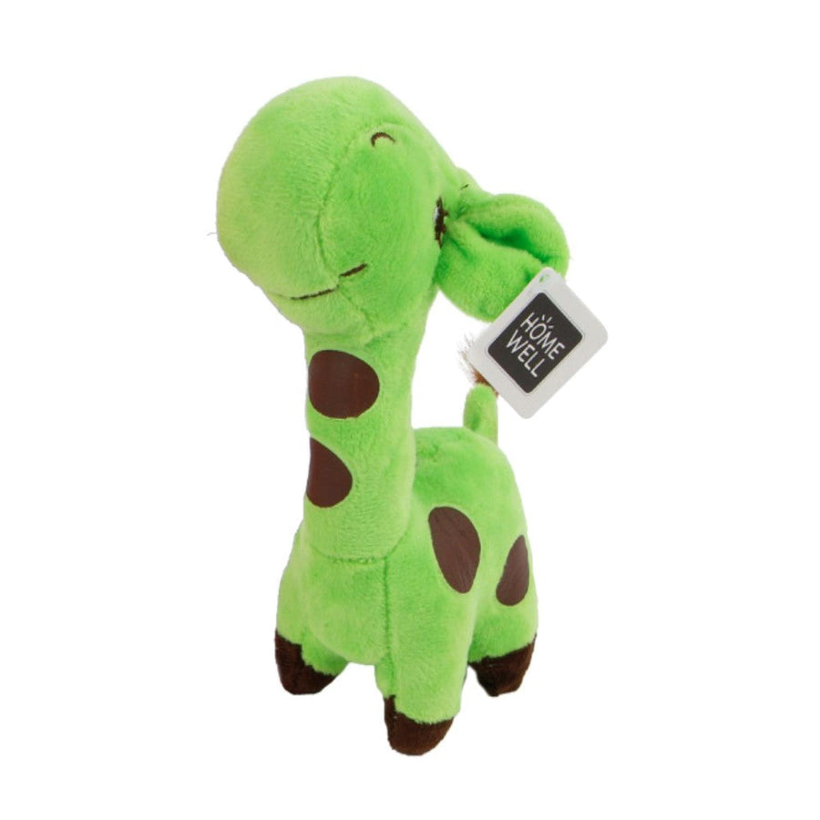 Jirafa de Peluche Verde 8x16cm