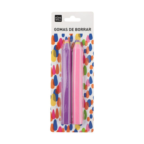 Set Gomas de Borrar Colores Vibrantes
