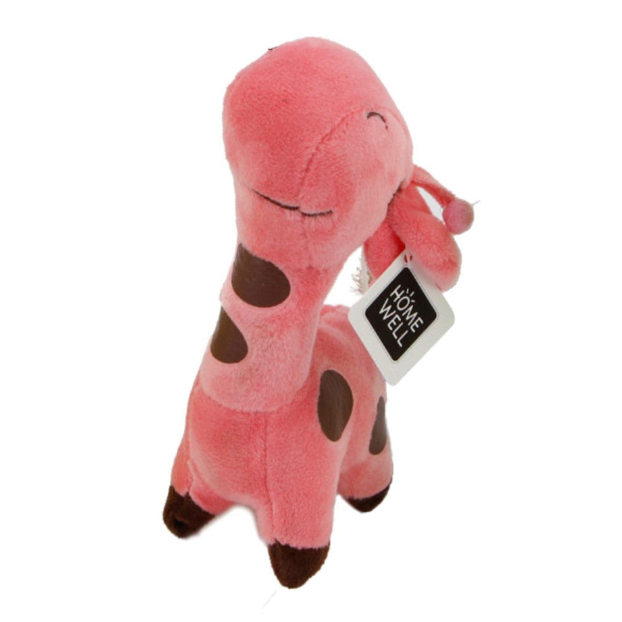 Jirafa de Peluche Rosado 8x16cm