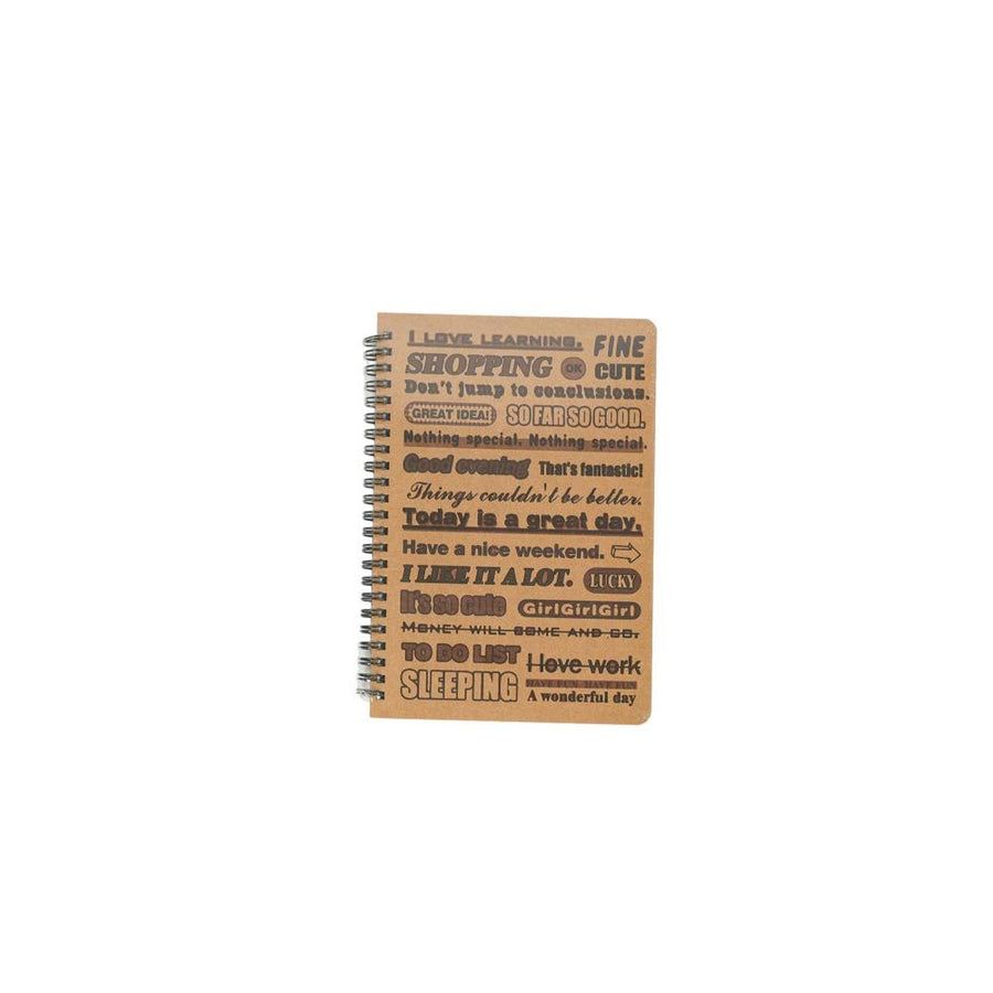 Cuaderno Vintage Frases Motivacionales Kraft
