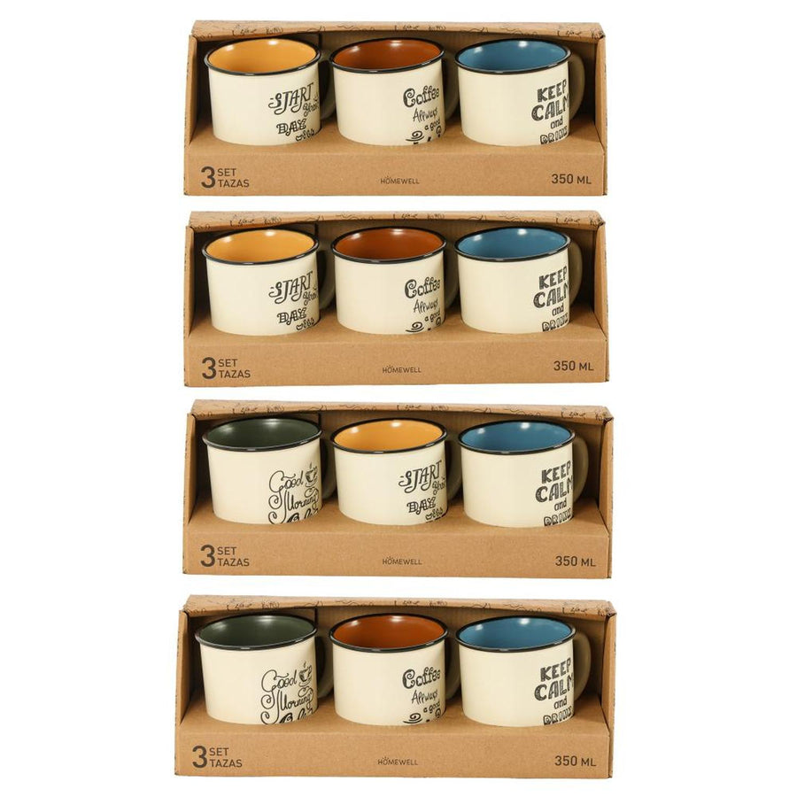 Set de Tazas Good Morning Coffee
