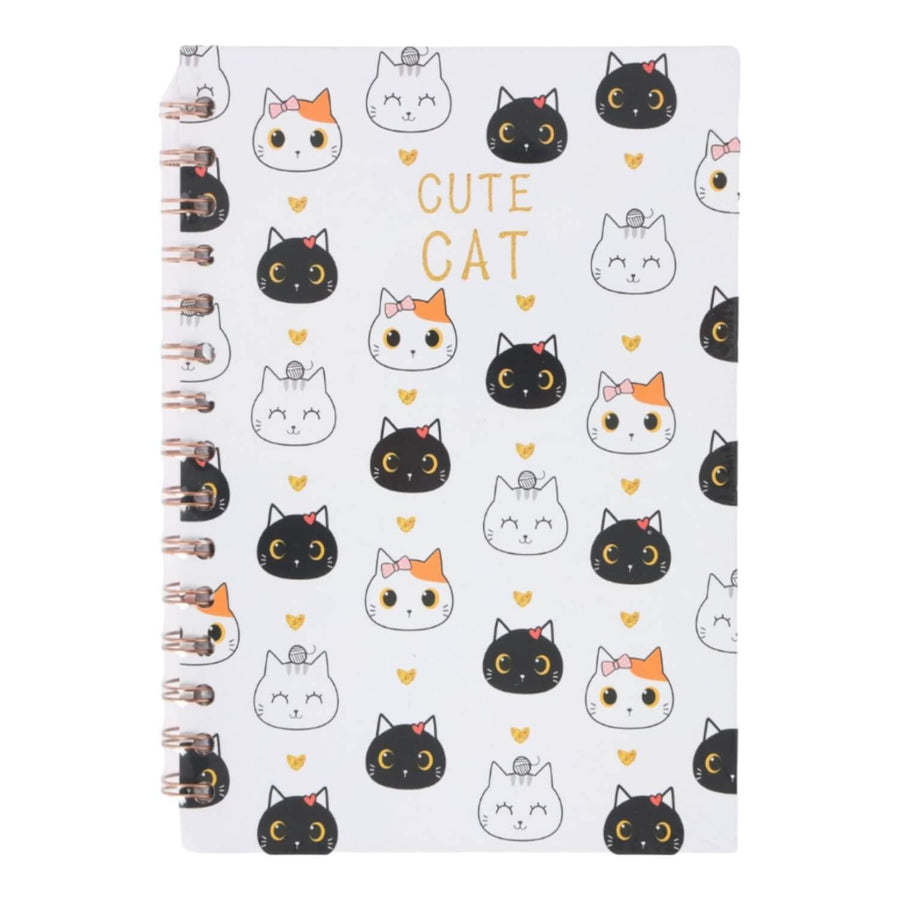 Libreta Cat White