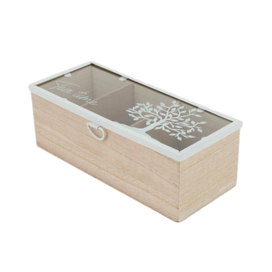 Caja De Te 3 Cubiculos 23.5*10*6cm