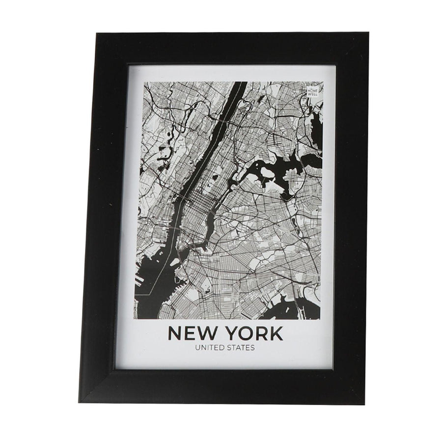 Marco Mapa de New York EEUU 20.4x15.4x2cm