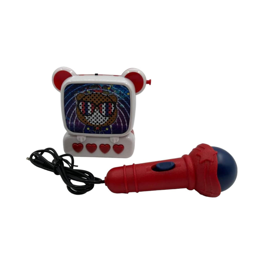 Microfono Parlante Happy Cool Rojo