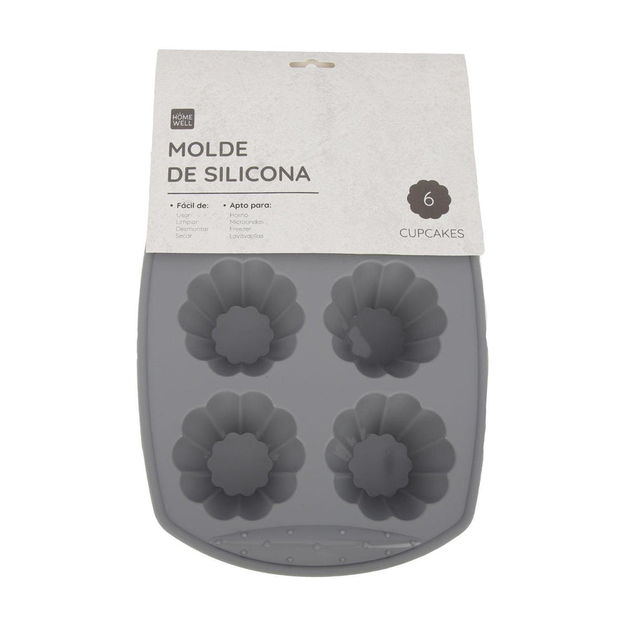 Molde de Silcona Cupcakes 29x20x4cm