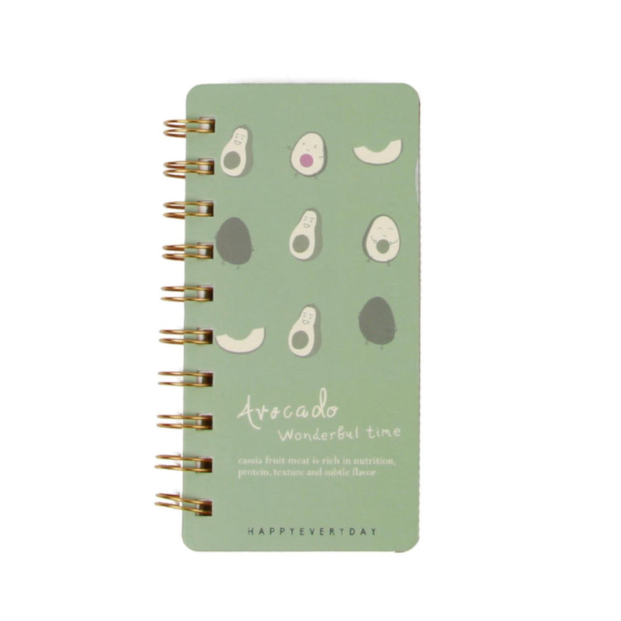 Libreta Diseño3 Paltas 14.2x7cm 80 Hojas