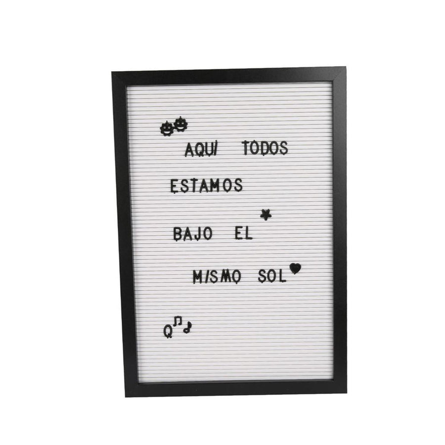 Pizarra Blanca de Letras Tipo Cartelera 33x47cm