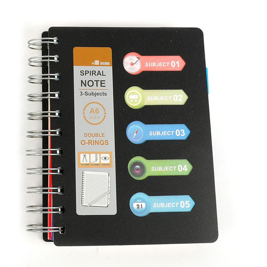 Libreta Negro 11x14.5cm 125 Hojas