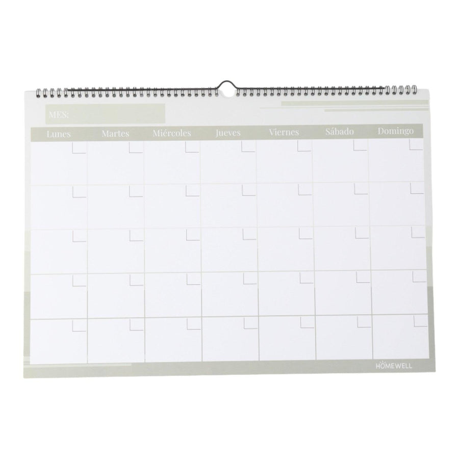 Calendario Espiral Color 50*35 cm 12 Hojas