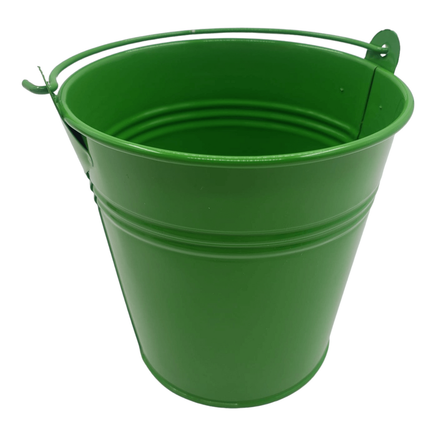 Balde de Metal Verde claro 10.5x10.5cm