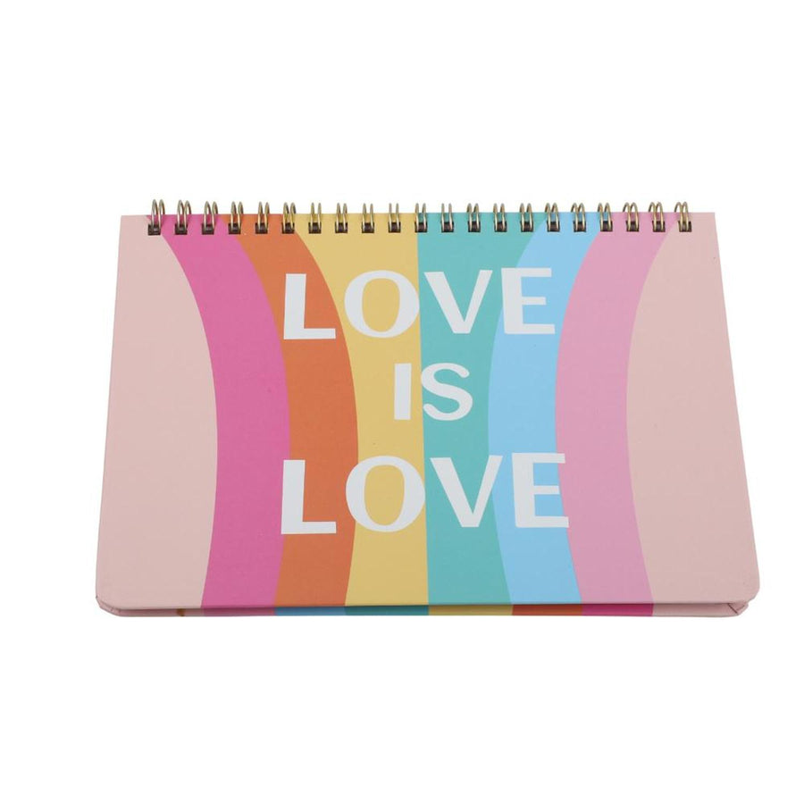Planificador Semanal Rosado Weekly Plan Love is Love