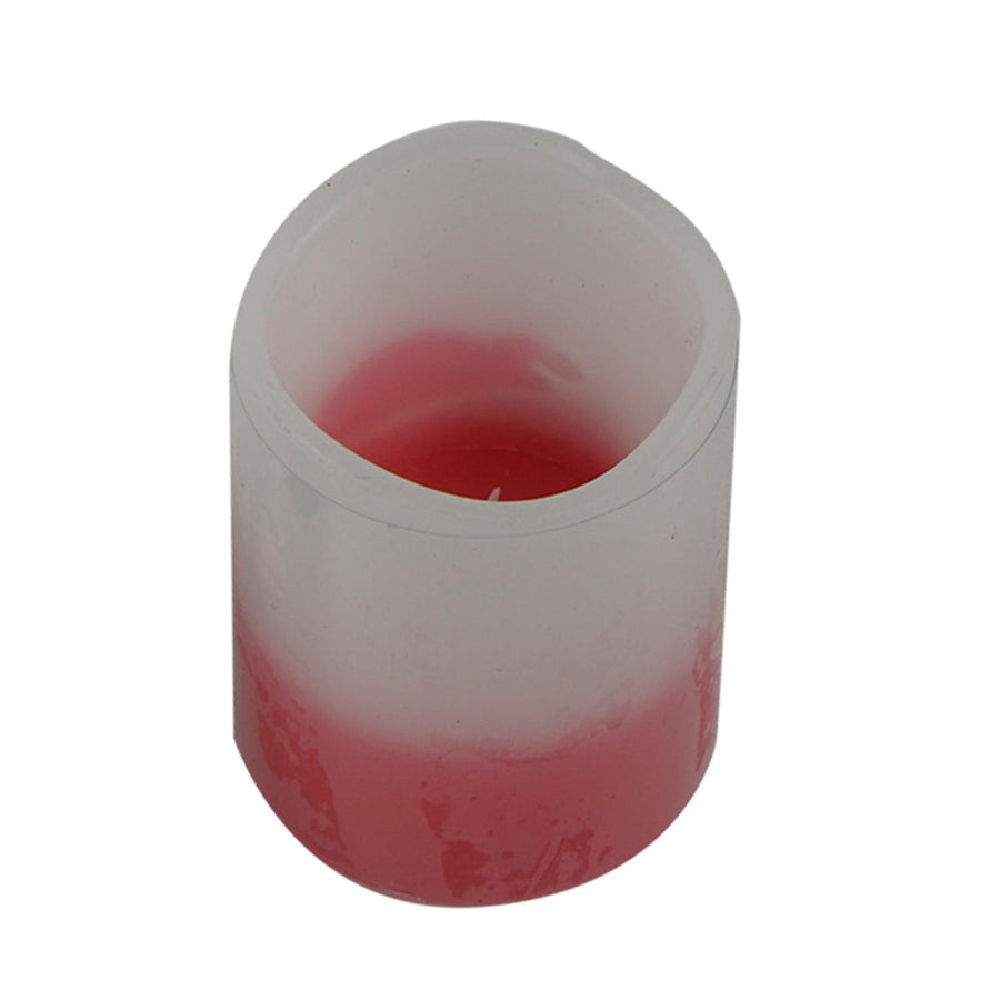 Vela LED a Pila Decorativa Rojo 6.5x5x5cm