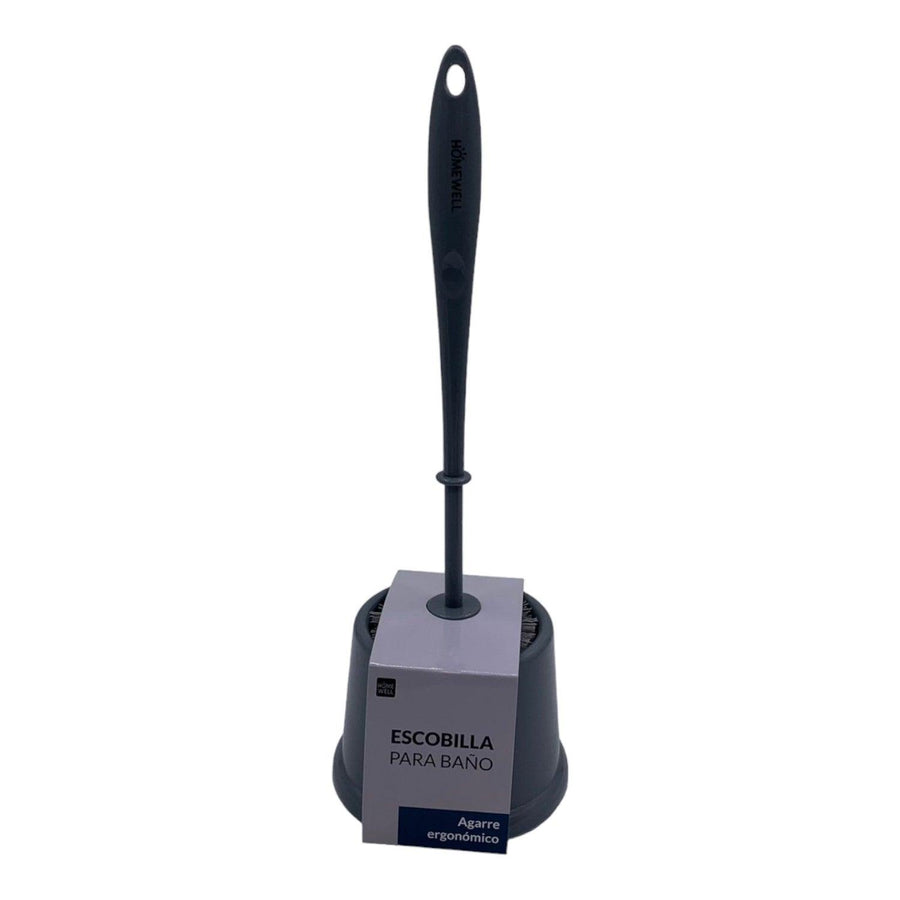 Cepillo Hisopo Para Baño PP Gris